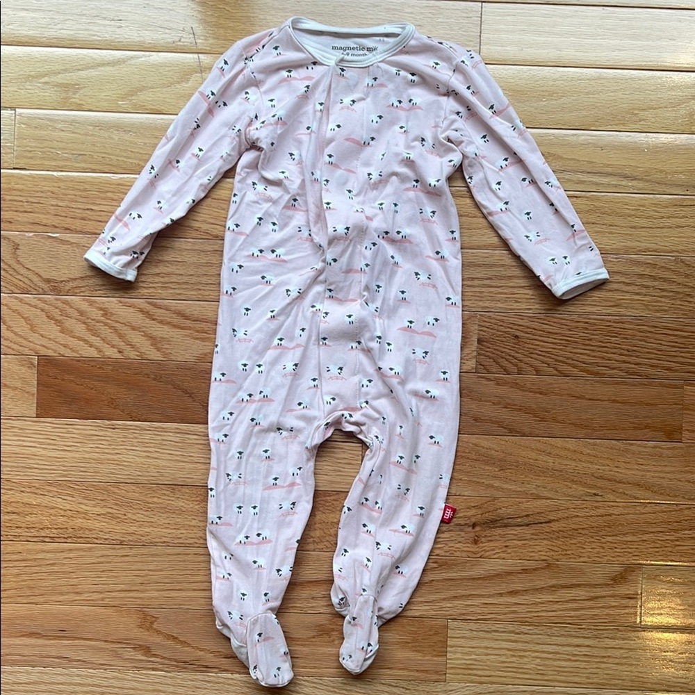 6-9m magnetic me baby pajamas